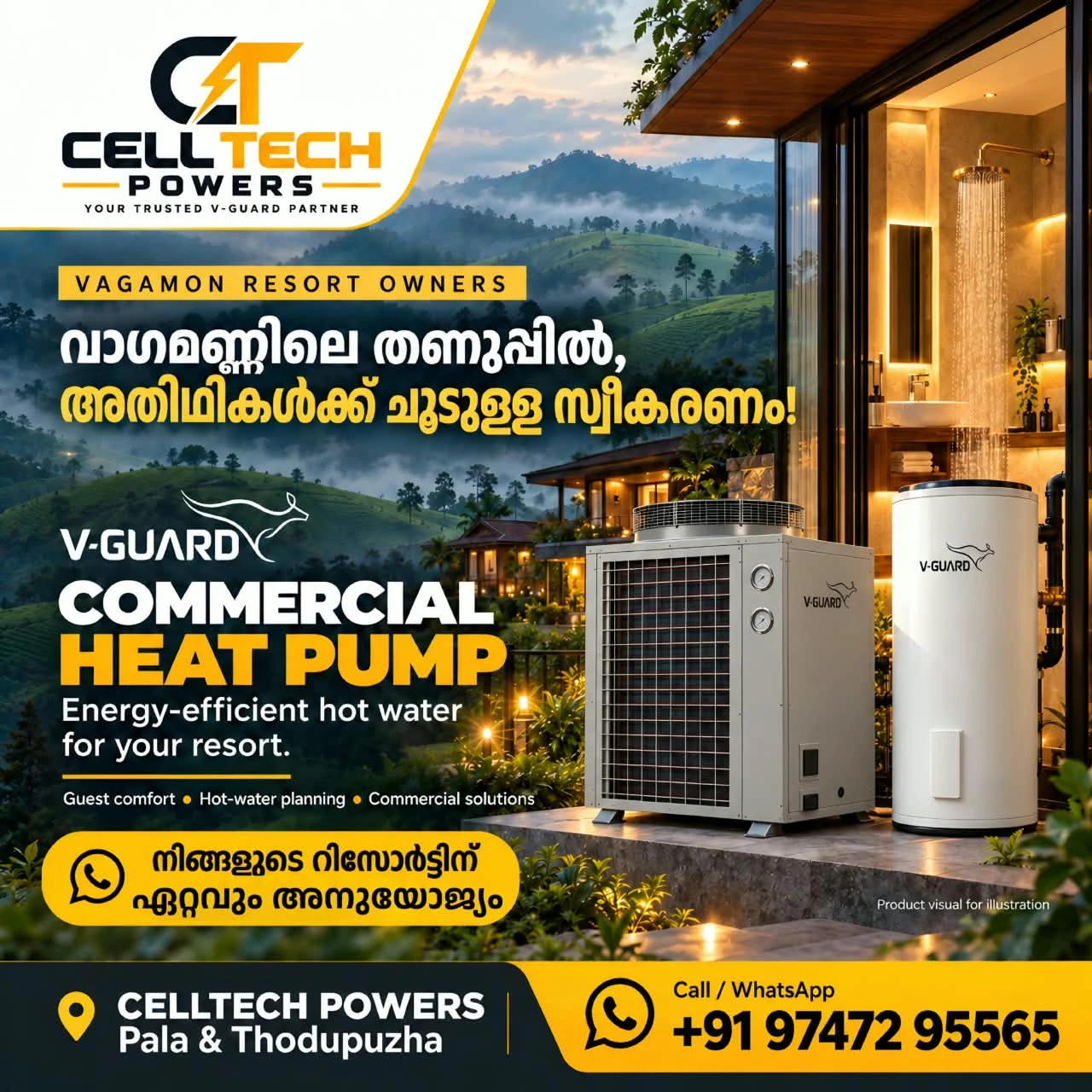 Commercial heat pump solutions — Celltech Powers