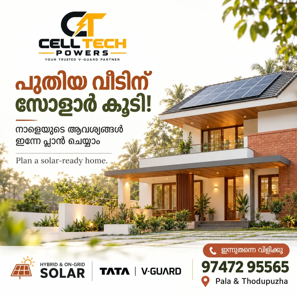 Solar power for new homes — Celltech Powers